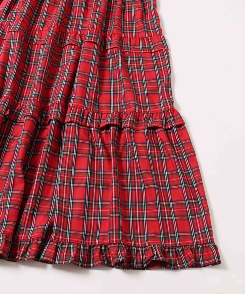 WC(ダブル シー)の「《EC限定★》ボリュームティアードキャミワンピース(ワンピース・レディース・ブルー/レッド/アイボリー・FREE)」の22枚目の写真