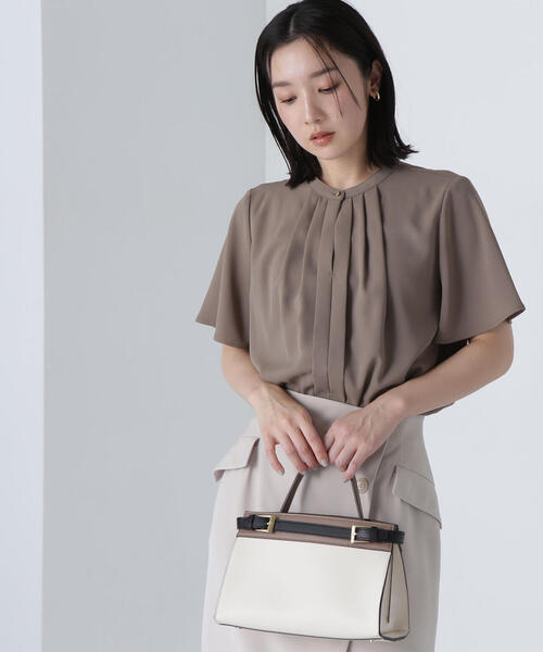 フロントタックフレアスリーブブラウス フロントタックフレアスリーブブラウス | N. Natural Beauty