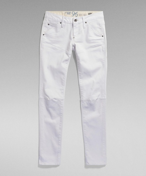 G-STAR（ジースター）の「5620 HERITAGE EMBRO TAPERED JEANS/バイカーデザイン立体裁断テーパードジーンズ/L30（デニムパンツ・レディース・ホワイト・23inch/24inch/25inch/26inch/27inch）」の5枚目の写真