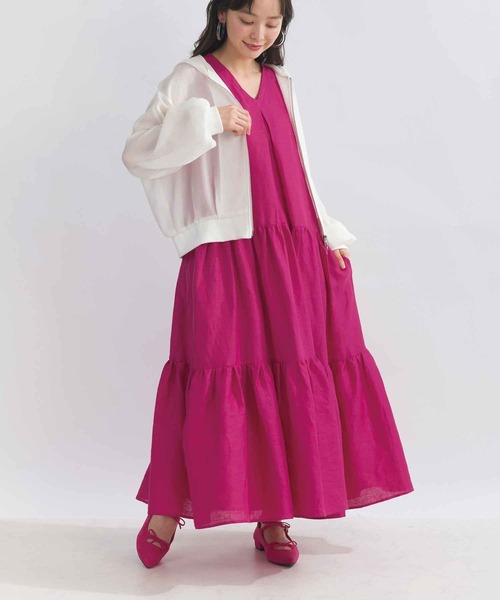 PICCIN(ピッチン)の「メッシュパーカー(パーカー・レディース・ブラック/オフホワイト/ネイビー・M)」の20枚目の写真