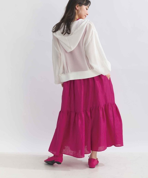 PICCIN(ピッチン)の「メッシュパーカー(パーカー・レディース・ブラック/オフホワイト/ネイビー・M)」の18枚目の写真