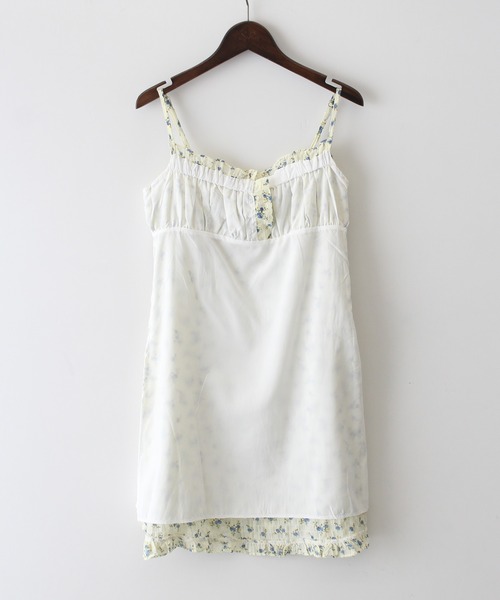 SpRay（スプレイ）の「小花柄ミニキャミワンピース（ワンピース・レディース・ブラック/アイボリー・FREE）」の16枚目の写真