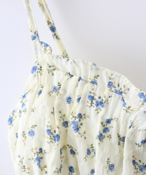 SpRay（スプレイ）の「小花柄ミニキャミワンピース（ワンピース・レディース・ブラック/アイボリー・FREE）」の15枚目の写真