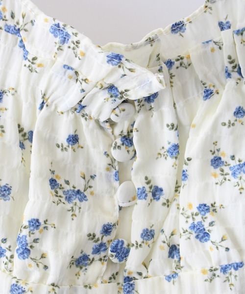 SpRay（スプレイ）の「小花柄ミニキャミワンピース（ワンピース・レディース・ブラック/アイボリー・FREE）」の14枚目の写真