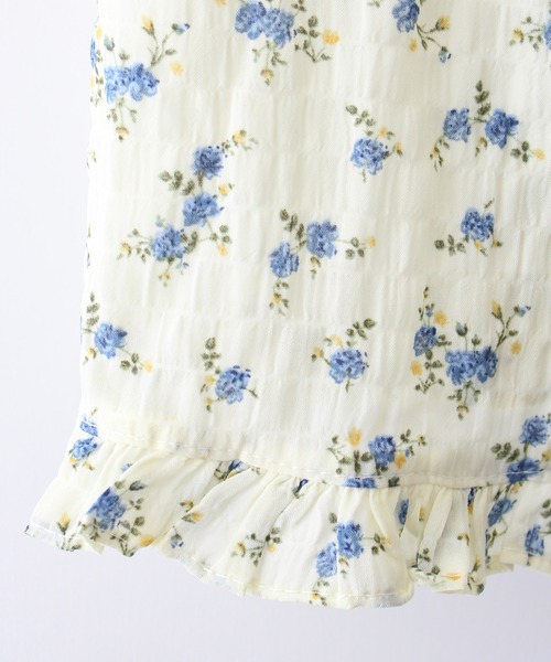 SpRay（スプレイ）の「小花柄ミニキャミワンピース（ワンピース・レディース・ブラック/アイボリー・FREE）」の13枚目の写真