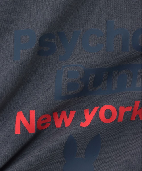 Psycho Bunny（サイコバニー）の「[WEB限定]グラフィックロゴ ワイドリラックスTシャツ（Tシャツ/カットソー・メンズ・チャコールグレー/ブラック・SMALL/MEDIUM/LARGE/X-LARGE）」の6枚目の写真