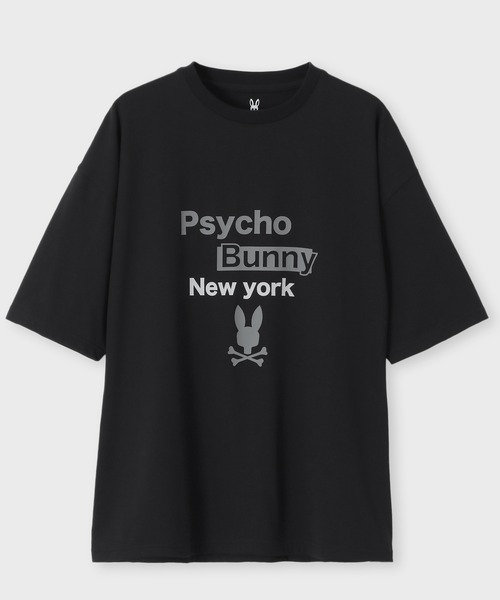 Psycho Bunny（サイコバニー）の「[WEB限定]グラフィックロゴ ワイドリラックスTシャツ（Tシャツ/カットソー・メンズ・チャコールグレー/ブラック・SMALL/MEDIUM/LARGE/X-LARGE）」の7枚目の写真