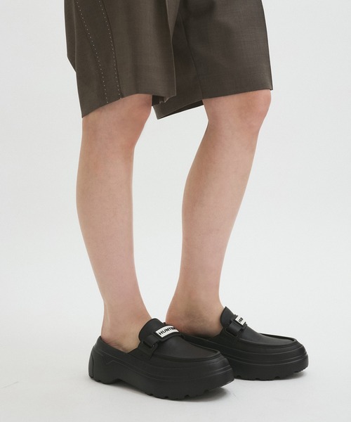 ADAM ET ROPE'（アダムエロペ）の「【HUNTER for ADAM ET ROPE'】別注  LOAFER MULE（ローファー・レディース・ブラック・23/24/25）」の21枚目の写真