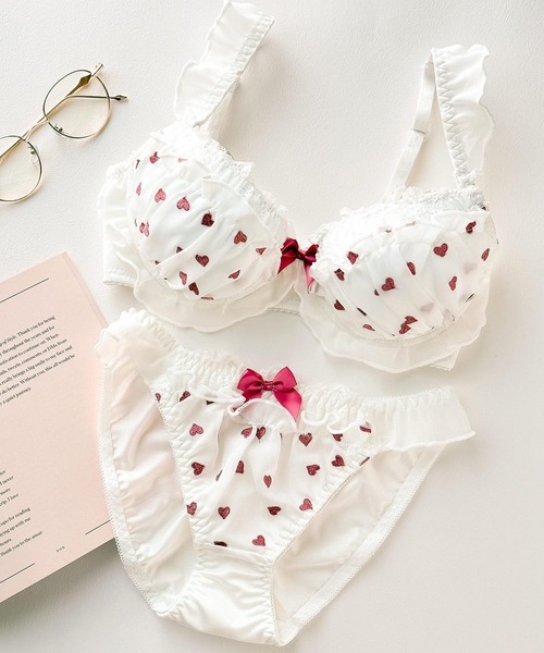 fran de lingerie（フランデランジェリー）の「ブラ＆ショーツセット　Bra&shorts（ブラ&ショーツ・レディース・ホワイト×イエロー/エメラルド/ピンク系その他/ライトブラウン/ブルー/サックスブルー/ホワイト/ホワイト×パープル/ピンク/クリーム/ライトパープル/クリアブラック/ブラック系その他/アイボリー系/グレイッシュブルー/ホワイト×ブラウン/ブラック/ホワイト×ブラック/アイボリー/ピンクベージュ/ベビーピンク/ホワイト系/ブラック系/ブルー系その他/ダークグレー/ミント/ネイビー×ホワイト/ホワイト×ライトグレー/アイボリー系1/ライトグリーン/モスグリーン/パープル系その他/サックスブルー系/ホワイト系その他/ピンク系その他3/ホワイト×グレー/イエロー系その他2/ライトピンク/ブルーグリーン/クリアグリーン/ホワイト系1/ブルー系その他2/イエロー系その他/ライトイエロー/ブラック系2/パープル系その他2/ブラック系4/ブラック系3/イエロー系その他3/ホワイト×ブルー/ラベンダー/ブラック系1/ダークグリーン/スモークピンク/ブルー系その他3/パープル系その他3/パープル系その他4/イエロー系その他4/ピンク系その他4/ホワイト系2/ホワイト系3/ホワイト系4/ホワイト系5/ピンク系/ブラック系6/ブラック系7/ブラック系8/ブラック系9/サックスブルー系1/ライトグリーン系/ライトグリーン系1/グレイッシュベージュ/ブラック×ゴールド/ホワイト系7/パープル系その他5/パープル系その他6/サンドベージュ/ライトグリーン系2/ブラック系その他2/グレー系/ピンク系1/ホワイト系6/ブルー系その他4/イエロー系その他5/ライトオレンジ系/パープル系その他7/ピンク系2/パープル系/ホワイト×ライトピンク/ブラック系その他3/ホワイト×ピンク/クリアブルー/サックスブルー系2/セージグリーン/レモンイエロー/パープル系2/パープル系1/ベージュ/ブルー系/ホワイト系8/ライトイエロー系/ライトイエロー系1/チャコールグレー/ピンク系3/ピンク系4/ブラック系その他4/ピンク系5/ピンク系7/サックスブルー系3/ホワイト系9/ブルーグレー/ブラック×グリーン/グレー系その他/ピンク系6/ピンク系8/シルバー・C75/C70/B75/B70/A70/D65/C65/B65/D75/D70/A75）」の19枚目の写真