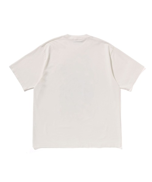 A BATHING APE(アベイシングエイプ)の「GARMENT DYE LOGO RELAXED FIT TEE(Tシャツ/カットソー・メンズ・レッド/ブラック/アイボリー・MEDIUM/LARGE/SMALL/X-LARGE/XX-LARGE)」の4枚目の写真