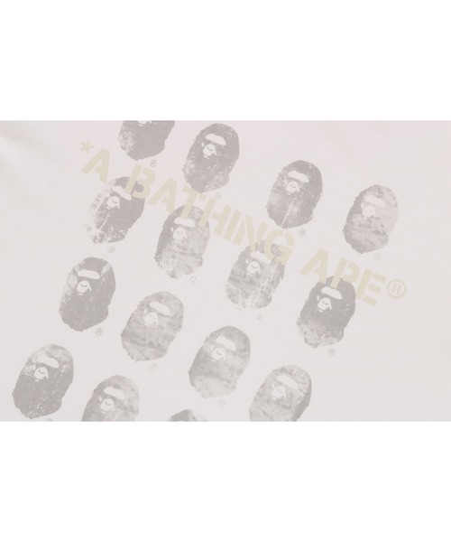 A BATHING APE(アベイシングエイプ)の「GARMENT DYE LOGO RELAXED FIT TEE(Tシャツ/カットソー・メンズ・レッド/ブラック/アイボリー・MEDIUM/LARGE/SMALL/X-LARGE/XX-LARGE)」の7枚目の写真