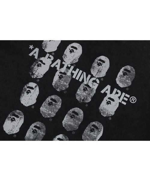 A BATHING APE(アベイシングエイプ)の「GARMENT DYE LOGO RELAXED FIT TEE(Tシャツ/カットソー・メンズ・レッド/ブラック/アイボリー・MEDIUM/LARGE/SMALL/X-LARGE/XX-LARGE)」の8枚目の写真