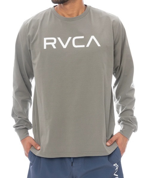RVCA(ルーカ)の「RVCA メンズ RVCA ESCAPE SFLT 長袖サーフTシャツ 【2025年春夏モデル】/ルーカ水陸両用吸水速乾UV長袖ラッシュガード(水着)(ラッシュガード・メンズ・ブラック/グレー系その他/ホワイト・SMALL/MEDIUM/LARGE/X-LARGE)」の3枚目の写真