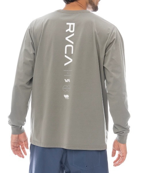 RVCA(ルーカ)の「RVCA メンズ RVCA ESCAPE SFLT 長袖サーフTシャツ 【2025年春夏モデル】/ルーカ水陸両用吸水速乾UV長袖ラッシュガード(水着)(ラッシュガード・メンズ・ブラック/グレー系その他/ホワイト・SMALL/MEDIUM/LARGE/X-LARGE)」の20枚目の写真