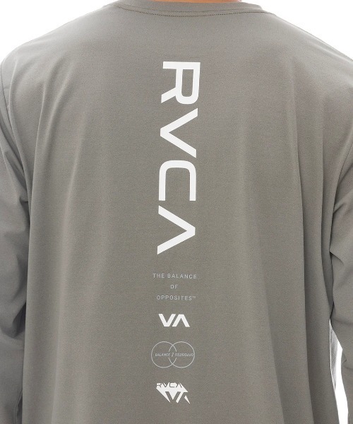 RVCA(ルーカ)の「RVCA メンズ RVCA ESCAPE SFLT 長袖サーフTシャツ 【2025年春夏モデル】/ルーカ水陸両用吸水速乾UV長袖ラッシュガード(水着)(ラッシュガード・メンズ・ブラック/グレー系その他/ホワイト・SMALL/MEDIUM/LARGE/X-LARGE)」の22枚目の写真