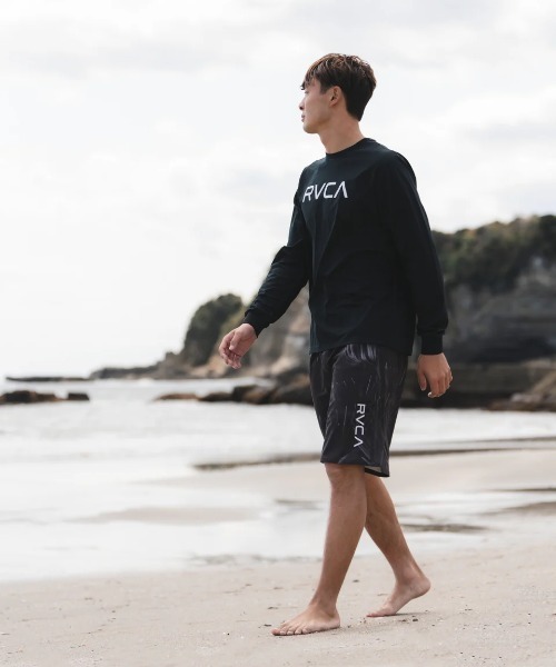 RVCA(ルーカ)の「RVCA メンズ RVCA ESCAPE SFLT 長袖サーフTシャツ 【2025年春夏モデル】/ルーカ水陸両用吸水速乾UV長袖ラッシュガード(水着)(ラッシュガード・メンズ・ブラック/グレー系その他/ホワイト・SMALL/MEDIUM/LARGE/X-LARGE)」の13枚目の写真