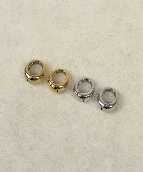 CEMONEMO(セモネモ)の「【金属アレルギー対応】 ドロップ クリップイヤリング / サージカルステンレス316L(イヤリング・レディース・シルバー/ゴールド・FREE)」の11枚目の写真