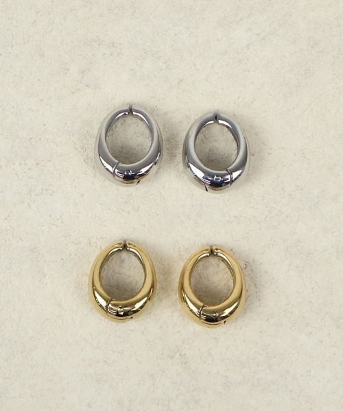 CEMONEMO(セモネモ)の「【金属アレルギー対応】 ドロップ クリップイヤリング / サージカルステンレス316L(イヤリング・レディース・シルバー/ゴールド・FREE)」の22枚目の写真