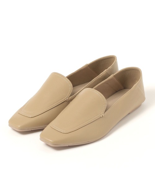 LEPSIM（レプシィム）の「踏めるフラットローファー　326217（ローファー・レディース・ブラック/ベージュ・MEDIUM/LARGE）」の8枚目の写真