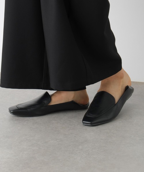 LEPSIM（レプシィム）の「踏めるフラットローファー　326217（ローファー・レディース・ブラック/ベージュ・MEDIUM/LARGE）」の9枚目の写真