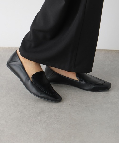 LEPSIM（レプシィム）の「踏めるフラットローファー　326217（ローファー・レディース・ブラック/ベージュ・MEDIUM/LARGE）」の10枚目の写真