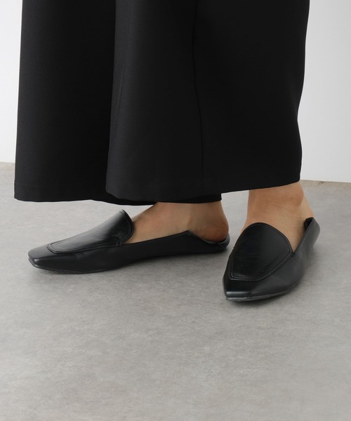 LEPSIM（レプシィム）の「踏めるフラットローファー　326217（ローファー・レディース・ブラック/ベージュ・MEDIUM/LARGE）」の11枚目の写真