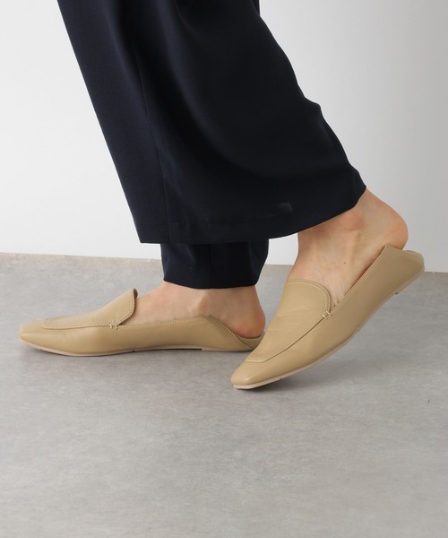 LEPSIM（レプシィム）の「踏めるフラットローファー　326217（ローファー・レディース・ブラック/ベージュ・MEDIUM/LARGE）」の3枚目の写真