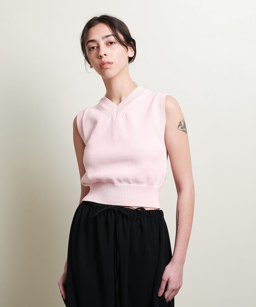 attisession united arrows ニットベスト ブラウン attisession united arrows ニットベスト ブラウン ビューティー