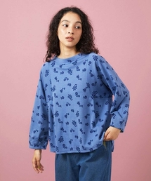 Jocomomola（ホコモモラ）の「Flor de baile フラワーチェックジャカードカットソー（Tシャツ/カットソー）」