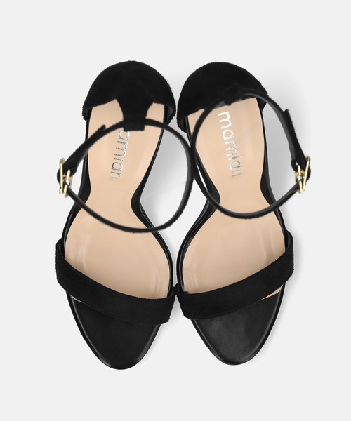 MAMIAN（マミアン）の「ハイヒール ライン サンダル (9.0cmヒール)（サンダル・レディース・シルバー/ベージュ/レッド/ブラック・S/M/L）」の6枚目の写真