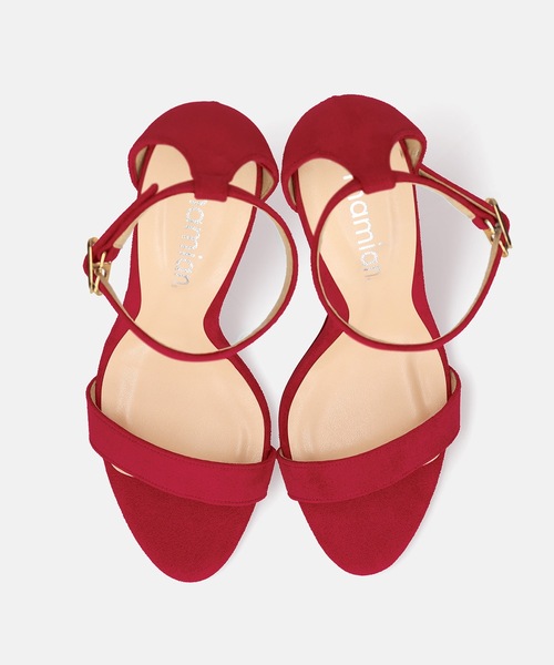 MAMIAN（マミアン）の「ハイヒール ライン サンダル (9.0cmヒール)（サンダル・レディース・シルバー/ベージュ/レッド/ブラック・S/M/L）」の18枚目の写真