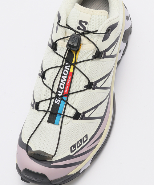 EDIFICE(エディフィス)の「SALOMON(サロモン) XT-6 WHT/PPL L47737600(スニーカー・メンズ・ホワイト・26cm/26.5cm/27cm/27.5cm/28cm)」の6枚目の写真