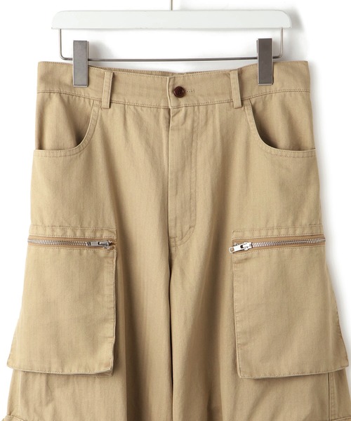 ADAM ET ROPE'(アダムエロペ)の「【TONYWACK(トニーワック)】MULTI POCKET CARGO PANTS(カーゴパンツ・レディース・ベージュ・S)」の13枚目の写真