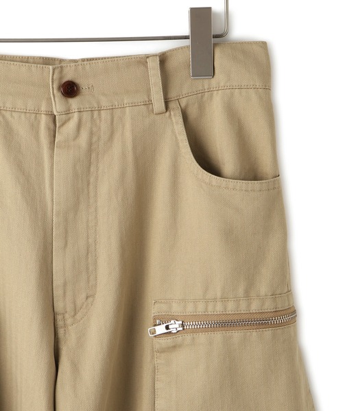 ADAM ET ROPE'(アダムエロペ)の「【TONYWACK(トニーワック)】MULTI POCKET CARGO PANTS(カーゴパンツ・レディース・ベージュ・S)」の11枚目の写真