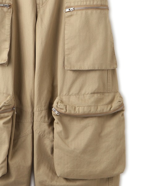 ADAM ET ROPE'(アダムエロペ)の「【TONYWACK(トニーワック)】MULTI POCKET CARGO PANTS(カーゴパンツ・レディース・ベージュ・S)」の10枚目の写真