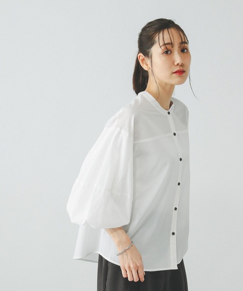 グローバルワーク　ブラウス 楽天市場】【SALE／40%OFF】お手入れらくらくバルーン8分袖