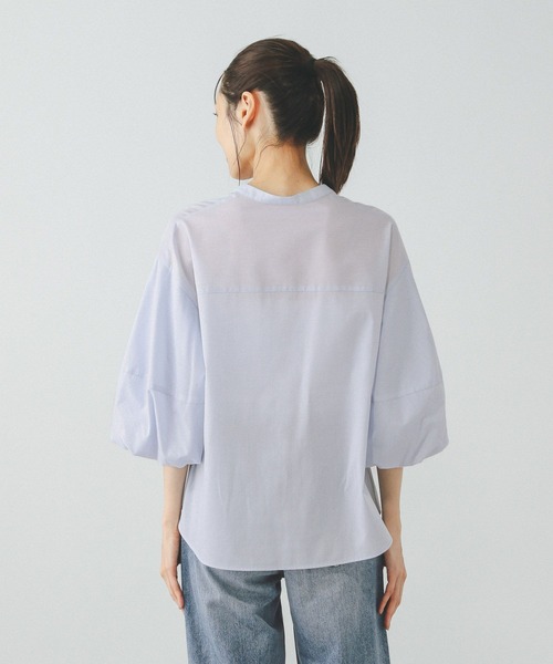GLOBAL WORK（グローバルワーク）の「袖バルーンブラウス8分袖