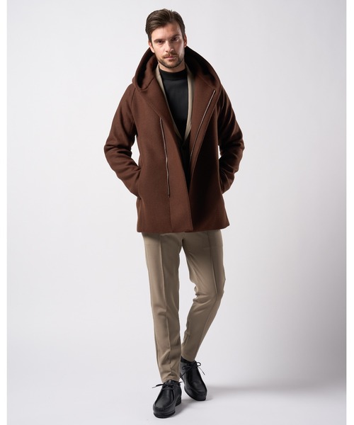 wjk(ダヴルジェイケイ)の「smart pin-tuck slacks(スラックス・メンズ・ネイビー/ブラック/オリーブ・SMALL/MEDIUM/LARGE/X-LARGE/XX-LARGE)」の21枚目の写真
