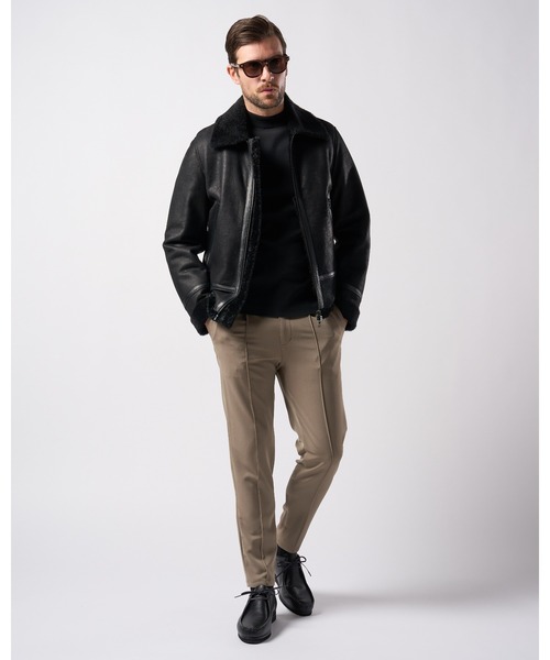 wjk(ダヴルジェイケイ)の「smart pin-tuck slacks(スラックス・メンズ・ネイビー/ブラック/オリーブ・SMALL/MEDIUM/LARGE/X-LARGE/XX-LARGE)」の22枚目の写真