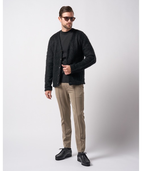 wjk(ダヴルジェイケイ)の「smart pin-tuck slacks(スラックス・メンズ・ネイビー/ブラック/オリーブ・SMALL/MEDIUM/LARGE/X-LARGE/XX-LARGE)」の12枚目の写真