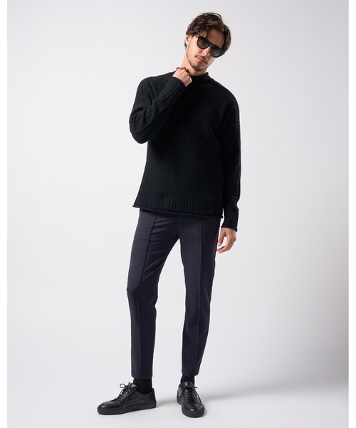 wjk(ダヴルジェイケイ)の「smart pin-tuck slacks(スラックス・メンズ・ネイビー/ブラック/オリーブ・SMALL/MEDIUM/LARGE/X-LARGE/XX-LARGE)」の17枚目の写真