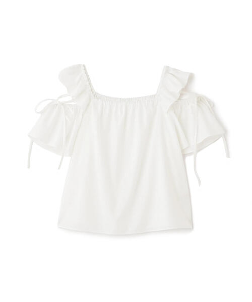 PROPORTION BODY DRESSING（プロポーションボディドレッシング）の「フリルリボンブラウス / 1215110509（シャツ/ブラウス・レディース・ホワイト/ネイビー/カーキ・FREE）」の4枚目の写真