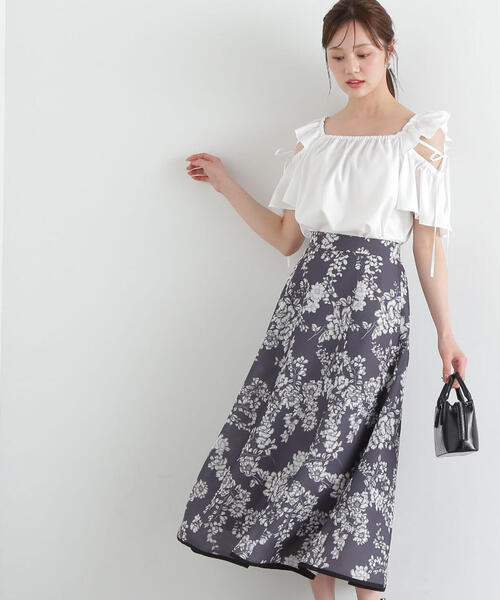 PROPORTION BODY DRESSING（プロポーションボディドレッシング）の「フリルリボンブラウス / 1215110509（シャツ/ブラウス・レディース・ホワイト/ネイビー/カーキ・FREE）」の8枚目の写真