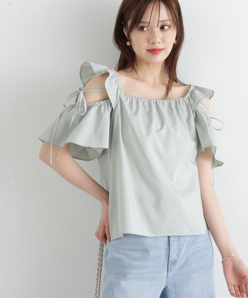 PROPORTION BODY DRESSING（プロポーションボディドレッシング）の「フリルリボンブラウス / 1215110509（シャツ/ブラウス・レディース・ホワイト/ネイビー/カーキ・FREE）」の22枚目の写真