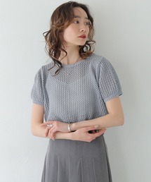 CLEIO | 【CLEIO】クロップドメッシュニット CROPPED MESH KNIT/737-13677(ニット/セーター)