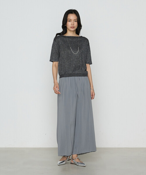 K.Tキヨコタカセ　カシミヤ100% ニット　セーター　プルオーバー　グレー　M trim_fce_item67d100844c283.jpg