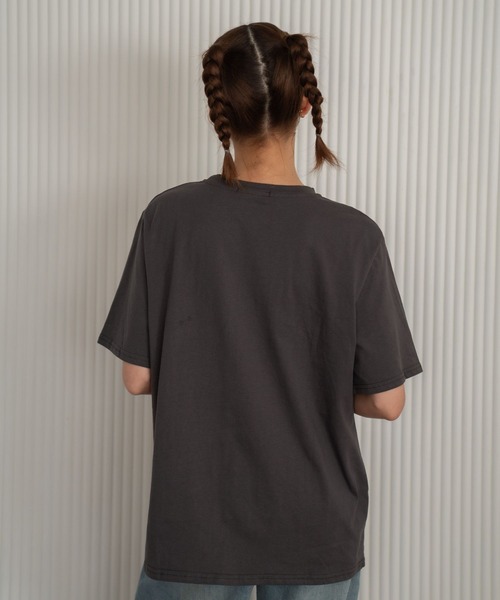 Nu(ニュー)の「【Nu】BREAKFAST Tシャツ(Tシャツ/カットソー・レディース・オフホワイト/チャコールグレー・M)」の8枚目の写真