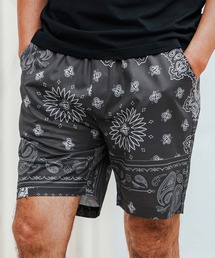 mp13515-bandana pattern shorts ショートパンツ