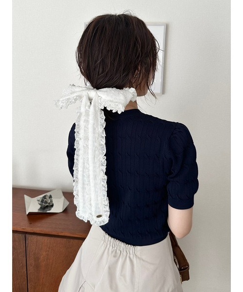 LILY BROWN（リリーブラウン）の「ロングリボンシュシュ（シュシュ