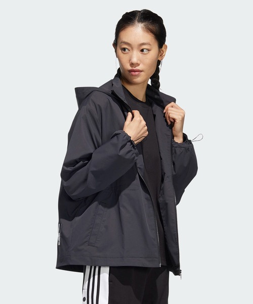 adidas（アディダス）の「ブルゾン（ブルゾン・レディース・ブラック×ホワイト・SMALL）」の5枚目の写真